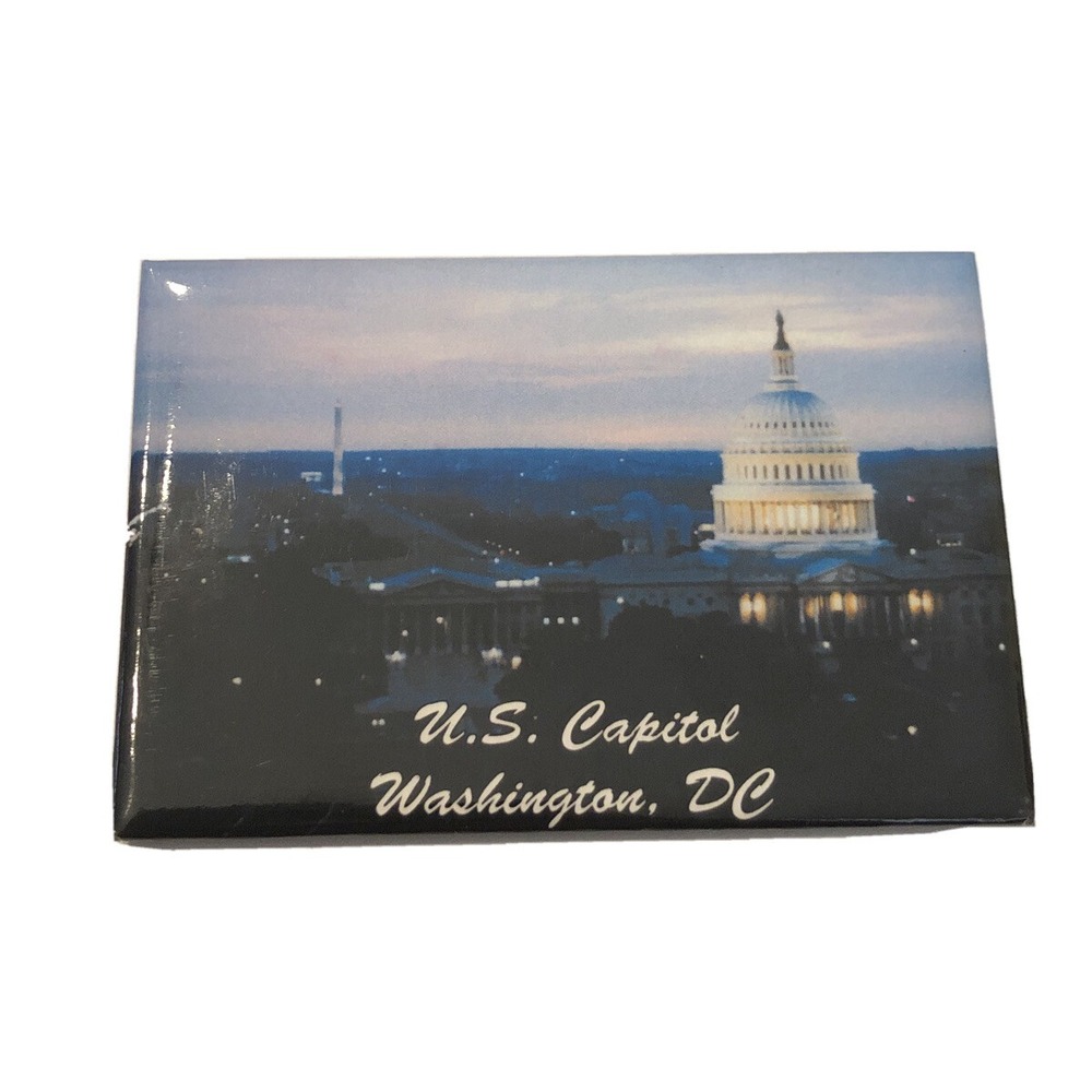 United States Capitol Washing DC Photograph Magnet 3" x 2"